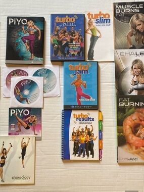Beachbody Workout DVDs & Guidebooks Bundle